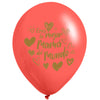 Globos Látex Biodegradables Pastel Eres la mejor Mamá Surtidos