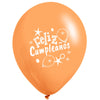 Globos Látex Biodegradables Corrientes Feliz Cumpleaños Surtidos