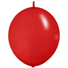 Globos Látex biodegradables Enlace Rapido Corrientes Rojo