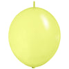 Globos Látex biodegradables Enlace Rapido Pastel Amarillo