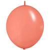 Globos Látex biodegradables Enlace Rapido Pastel Durazno