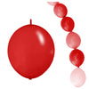 Globos Látex biodegradables Enlace Rapido Corrientes Rojo