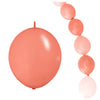 Globos Látex biodegradables Enlace Rapido Pastel Durazno