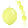 Globos Látex biodegradables Enlace Rapido Pastel Amarillo