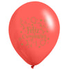 Globos Látex Biodegradables  Pastel Surtidos Impresos - Feliz Cumpleaños Estrellas