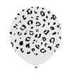 Globos Látex Biodegradables Corrientes 360° Animal Print Surtidos